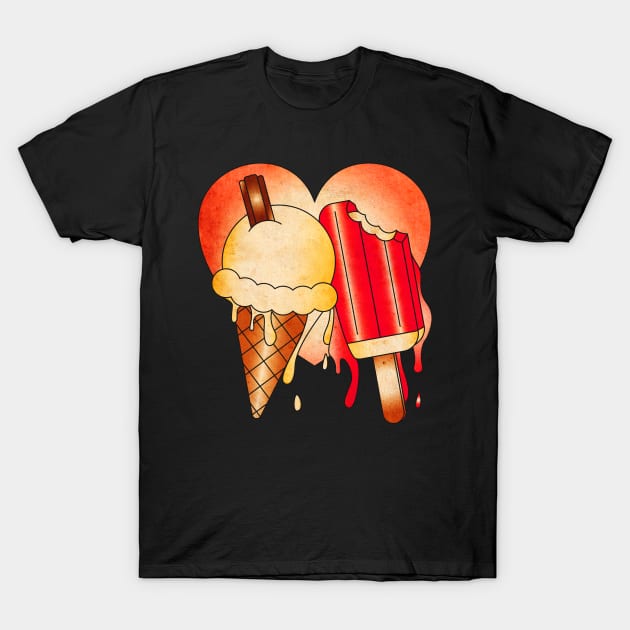 ice cream <3 T-Shirt by GoPinups